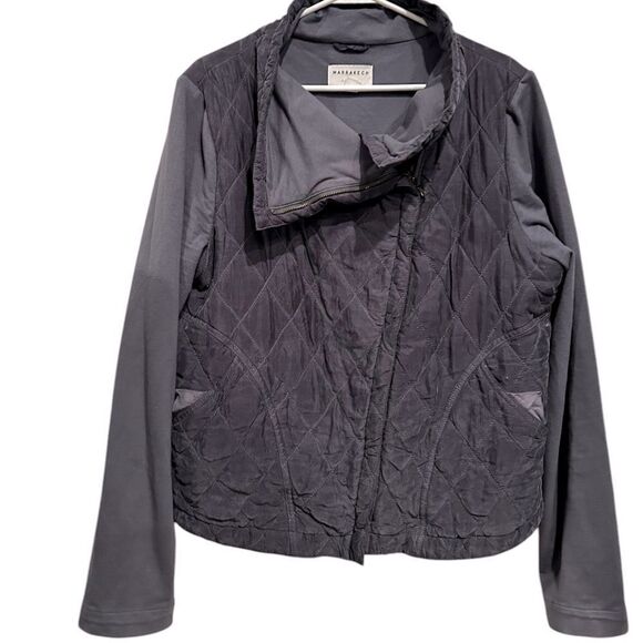 Anthropologie Marrakesh gray, soft, quilted jacket size extra large - Picture 2 of 7